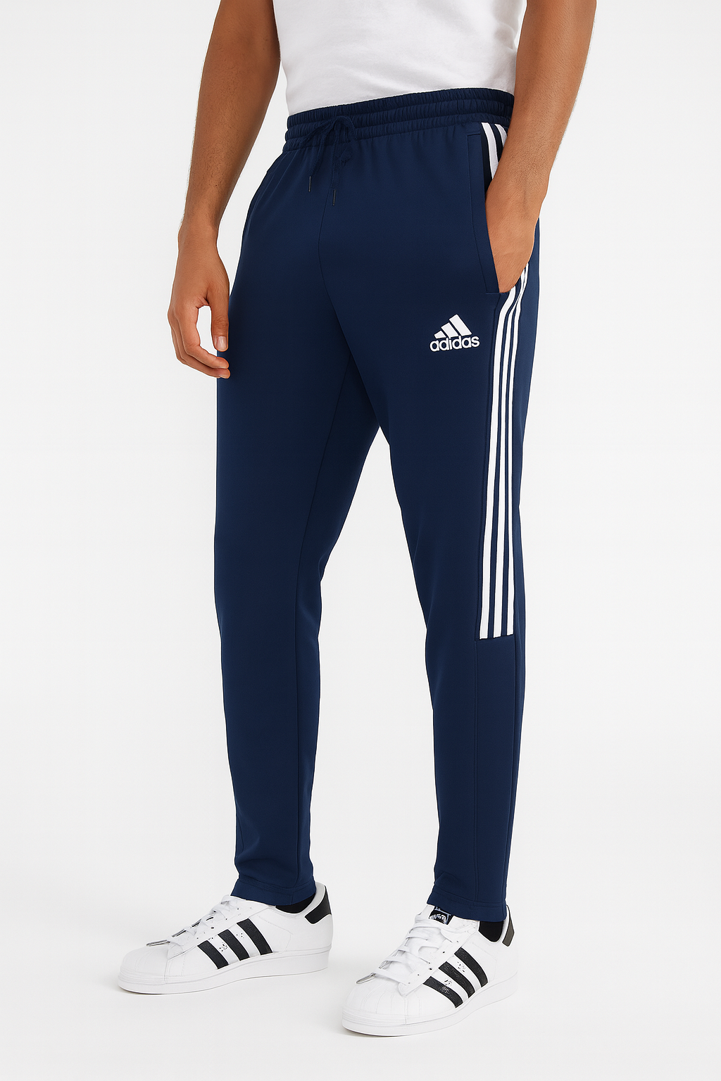 Adidas Dark blue Dry-Fit Trousers