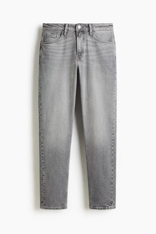 ORIGINAL H&M light Grey Regular Tapered Jeans Stretchable Jeans DLS21