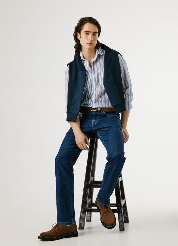 ORIGINAL PEPE JEANS DARK BLUE LONDON SLIM FIT DLS24