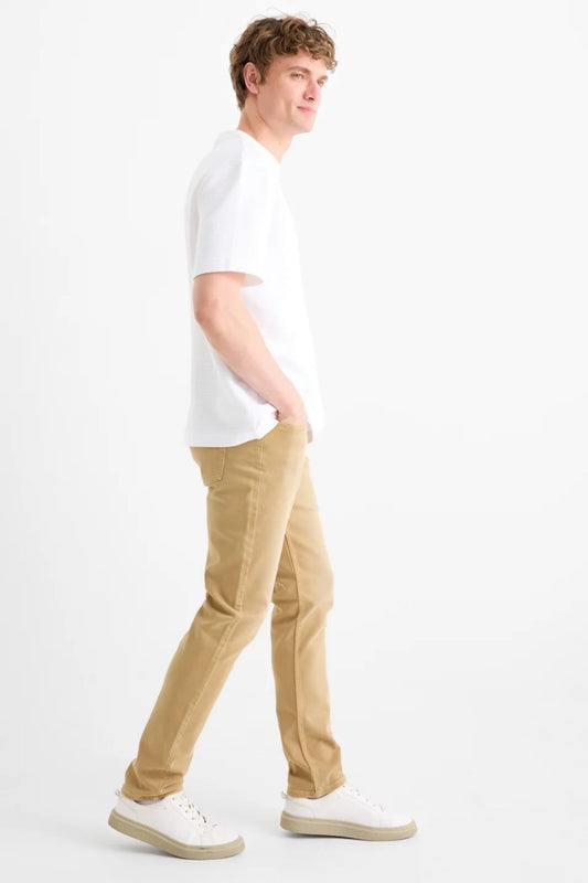 ORIGINAL C&A Beige Slim Fit Stretchable/soft fabric Jeans DLS033