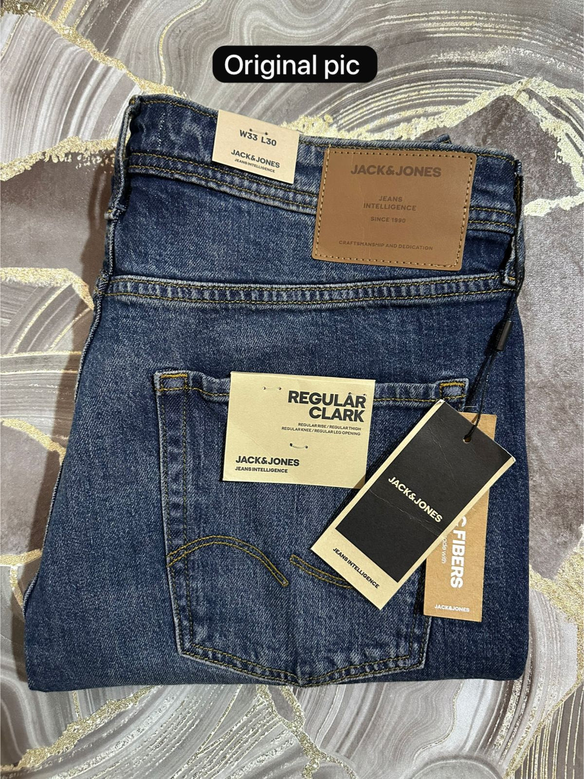 ORIGINAL J&J Greenish Stretchable fabric Jeans DLS36
