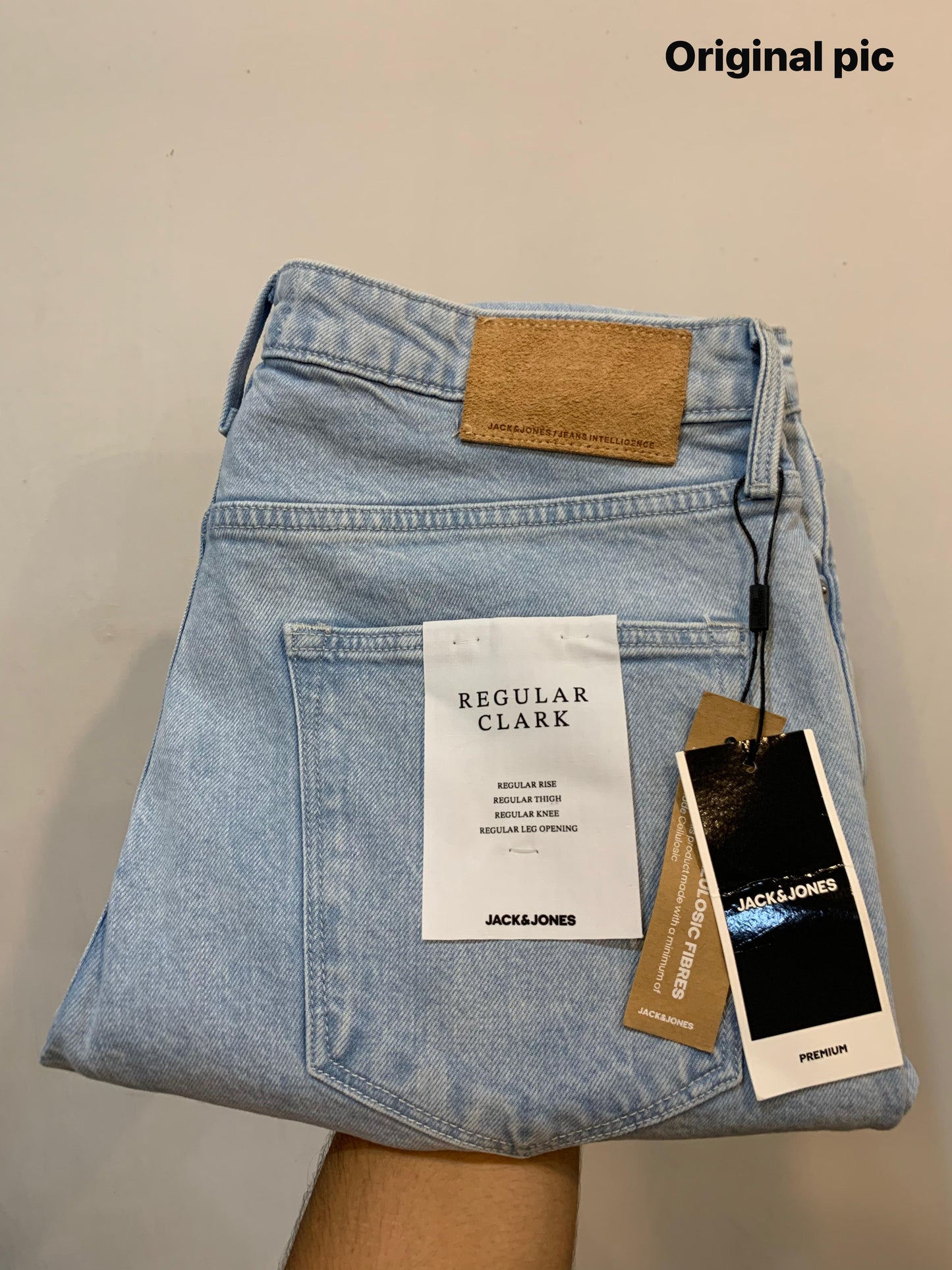 ORIGINAL J&J light blue Regular fit jeans Stretchable Jeans DLS016