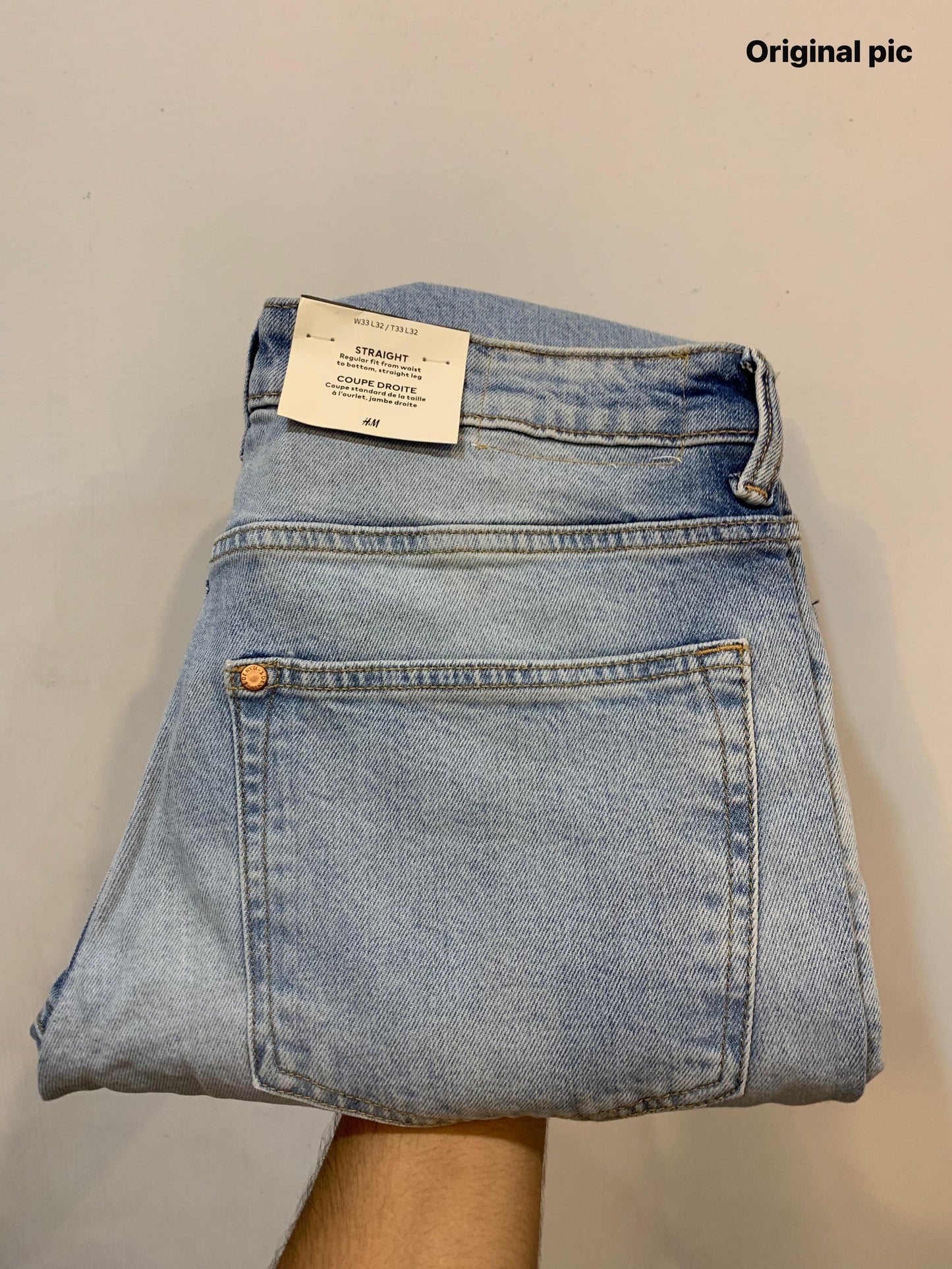 ORIGINAL H&M Mens Straight Fit Regular Jeans Stretchable DLS09