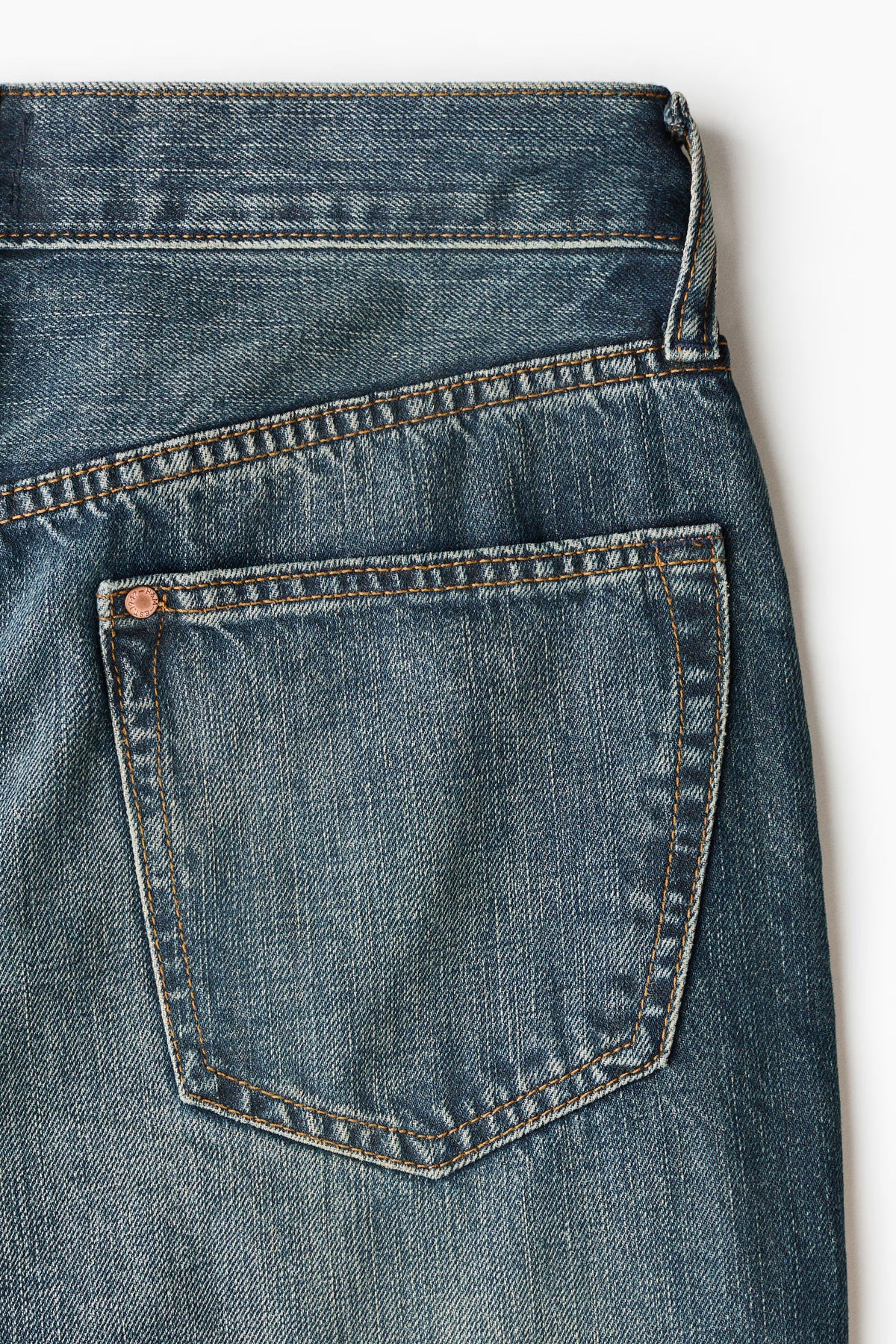 ORIGINAL H&M GREENISH REGULAR FIT JEANS DLS42