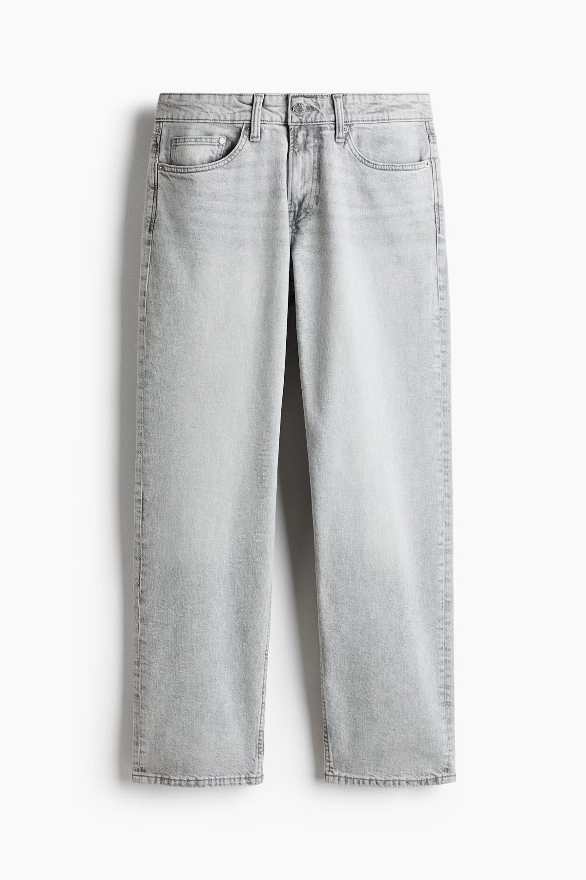 ORIGINAL H&M LIGHT GREY JEANS  fabric Jeans DLS40