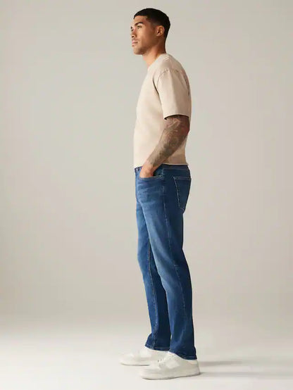 ORIGINAL Blue Slim Fit Classic Stretch Jeans DLS02