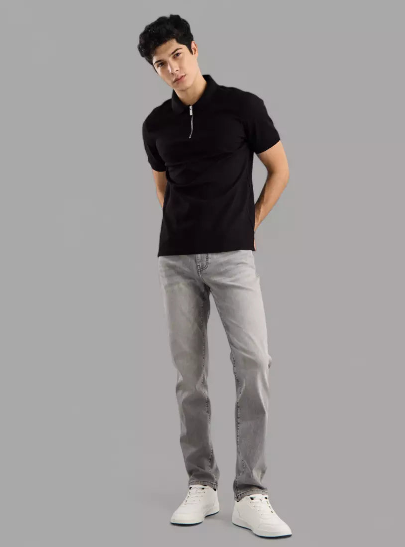 ORIGINAL light grey Slim Fit Stretchable Jeans DLS03