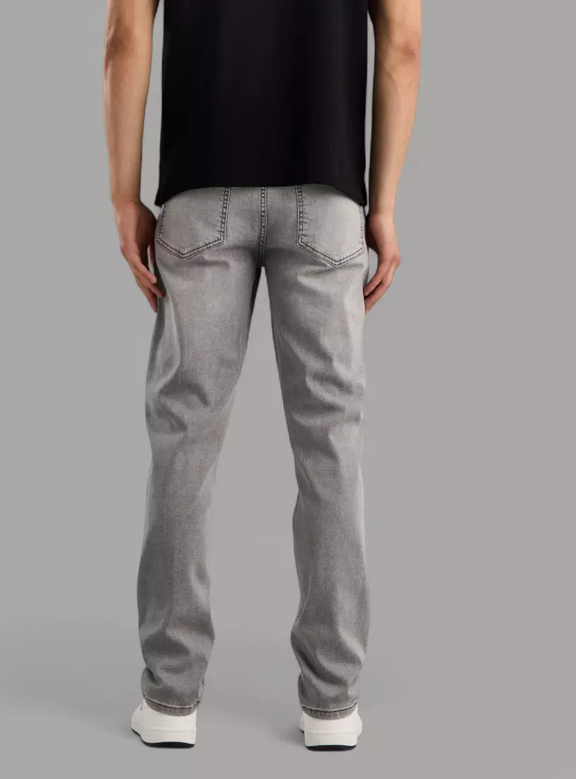 ORIGINAL light grey Slim Fit Stretchable Jeans DLS03