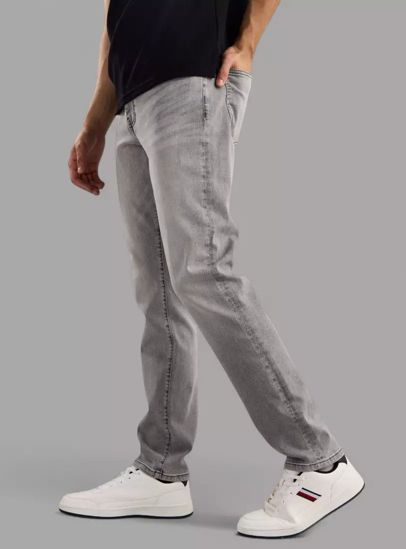 ORIGINAL light grey Slim Fit Stretchable Jeans DLS03