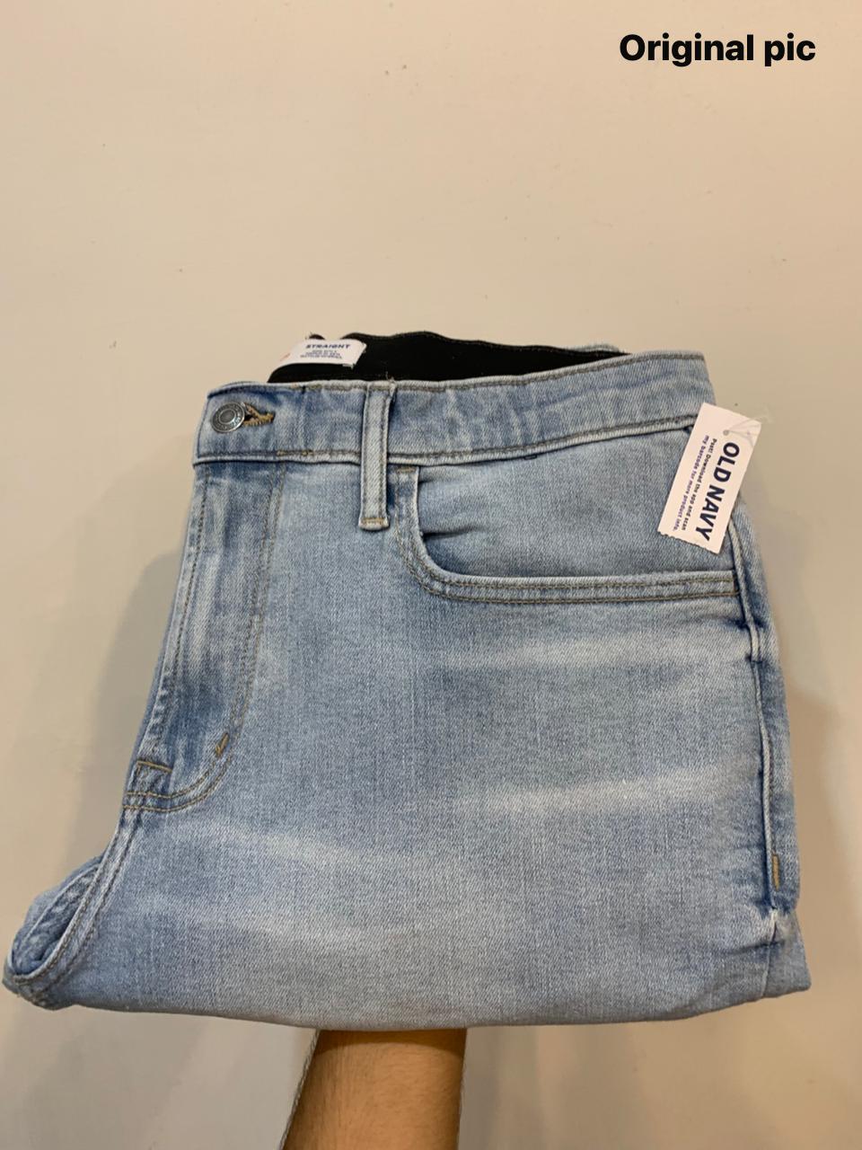 ORIGINAL OLD NAVY Light blue Straight 360° Stretchable/soft fabric Jeans DLS017