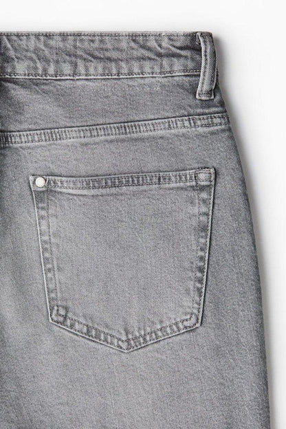 ORIGINAL H&M light Grey Regular Tapered Jeans Stretchable Jeans DLS21