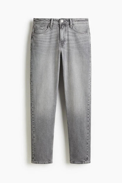 ORIGINAL H&M light Grey Regular Tapered Jeans Stretchable Jeans DLS21