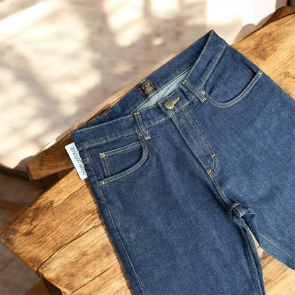 ORIGINAL LEE Japanese selvedge denim,DARKWASH DLS026