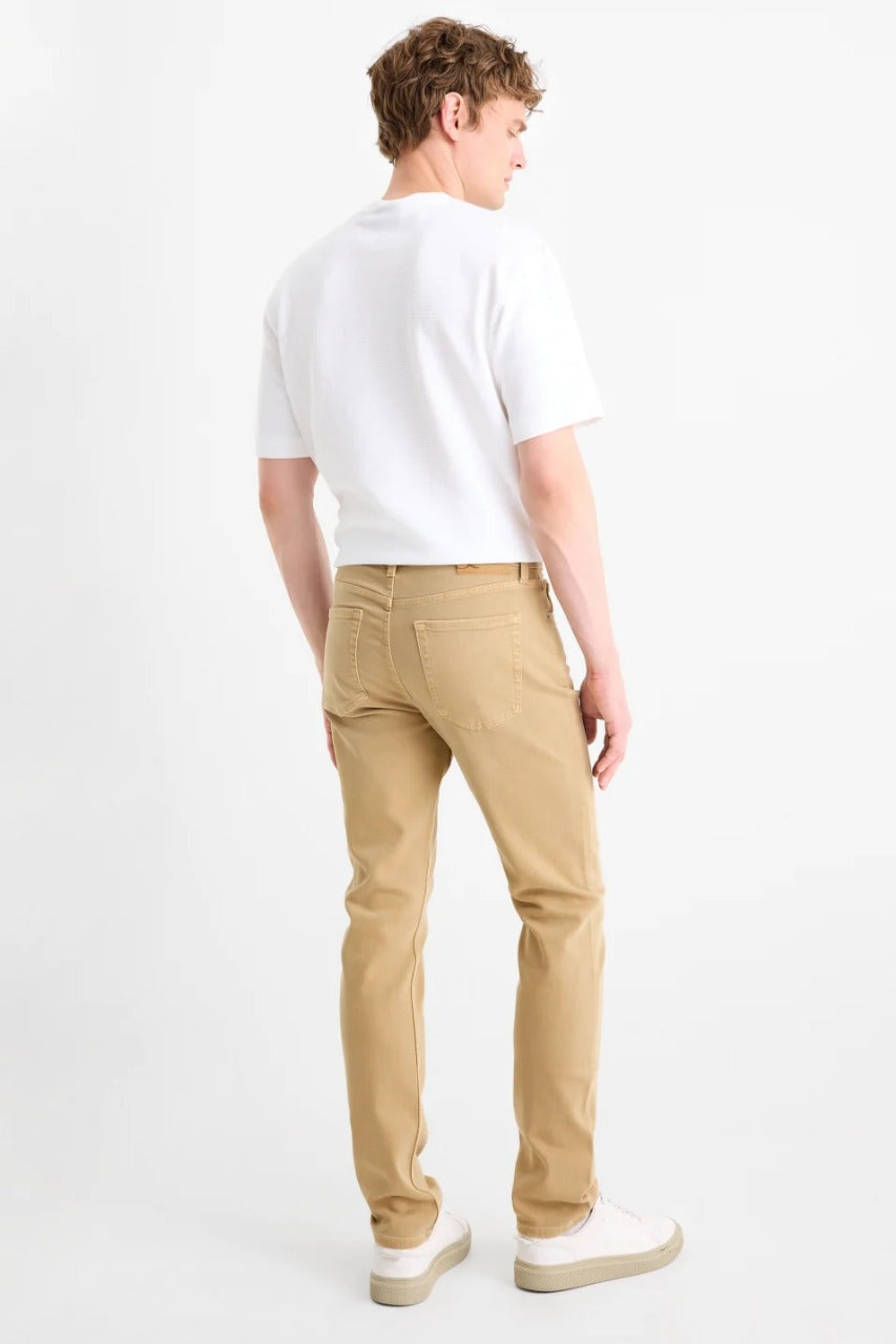 ORIGINAL C&A Beige Slim Fit Stretchable/soft fabric Jeans DLS033