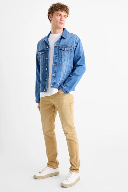 ORIGINAL C&A Beige Slim Fit Stretchable/soft fabric Jeans DLS033