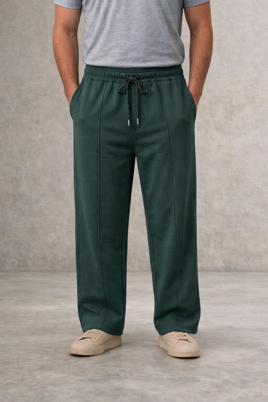 Men’s Premium Relaxed-Fit Baggy Green trouser