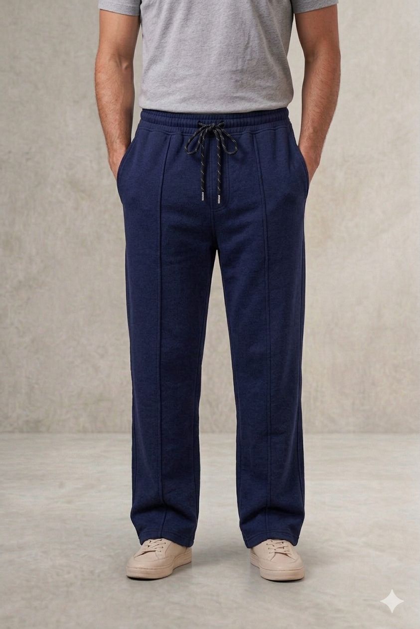 Men’s Premium Relaxed-Fit Baggy blue trouser