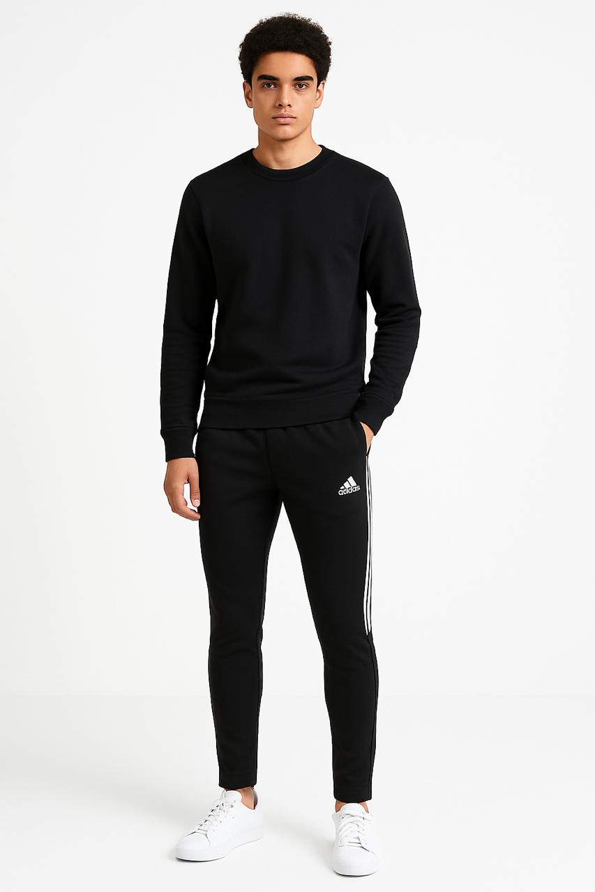 Adidas Dark black Dry-Fit Trousers