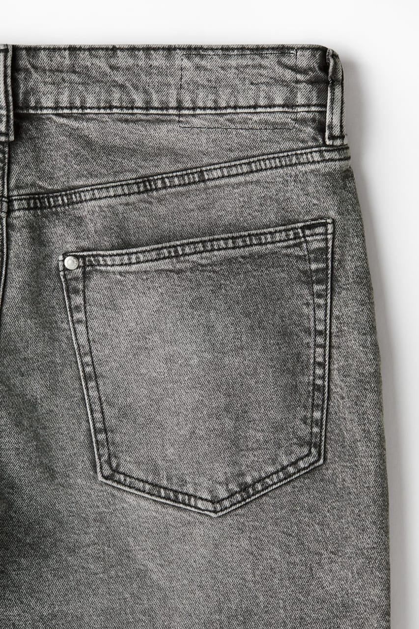 ORIGINAL Grey Regular Tapered Jeans Stretchable Jeans DLS08