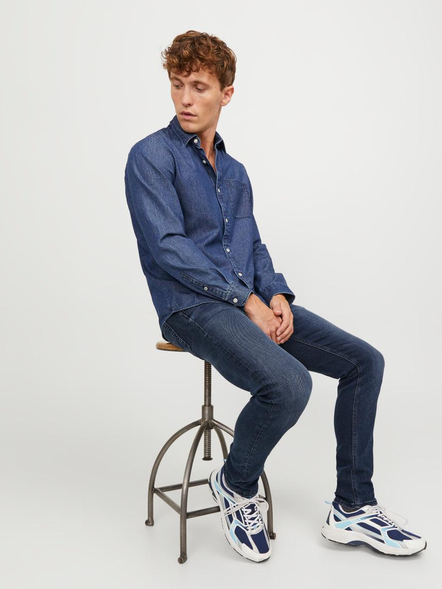 ORIGINAL Blue Skinny Fit Stretchable fabric Jeans DLS14