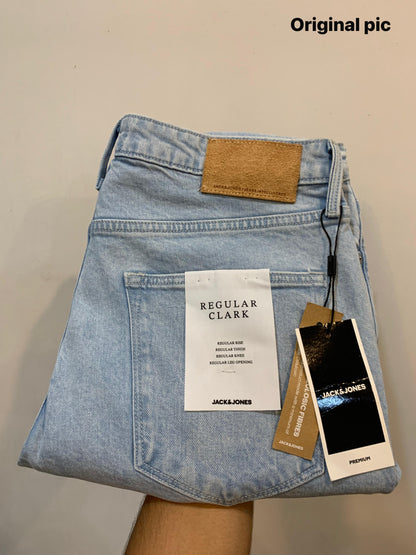 ORIGINAL J&J light blue Regular fit jeans Stretchable Jeans DLS016