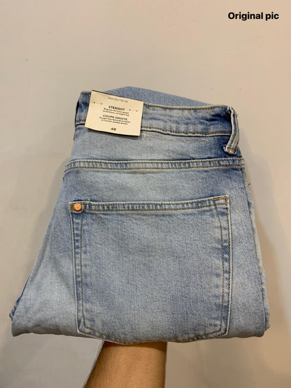 ORIGINAL H&M Mens Straight Fit Regular Jeans Stretchable DLS09