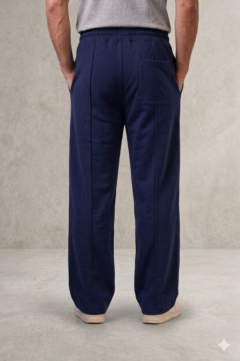 Men’s Premium Relaxed-Fit Baggy blue trouser